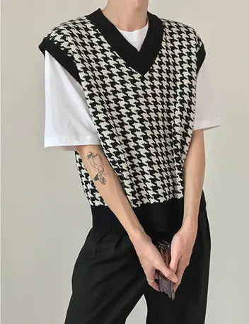 COLN Autumn/Winter Plaid Element Vest
