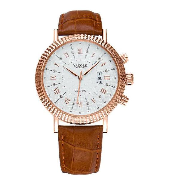 Men's Quartz Calendar Watch