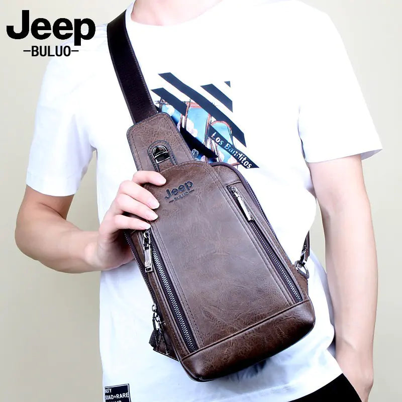Men's Retro Crossbody Bag - Outdoor Travel Sling Bag