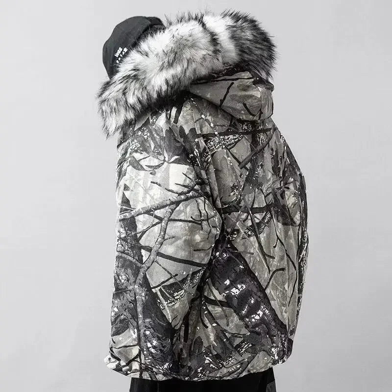 Winter Jackets with Fur Collar for Men/Women