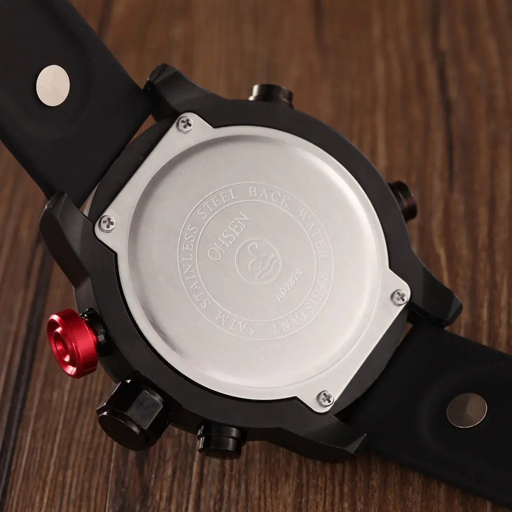 Round Multifunctional Sports Watch