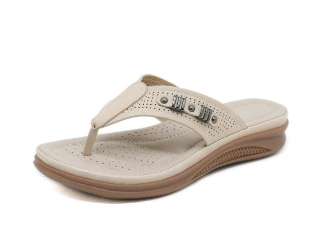 Women's Wedge Sandals - Casual Flip Flops Set