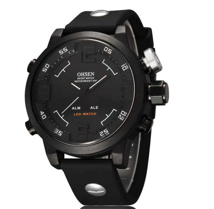 Round Multifunctional Sports Watch