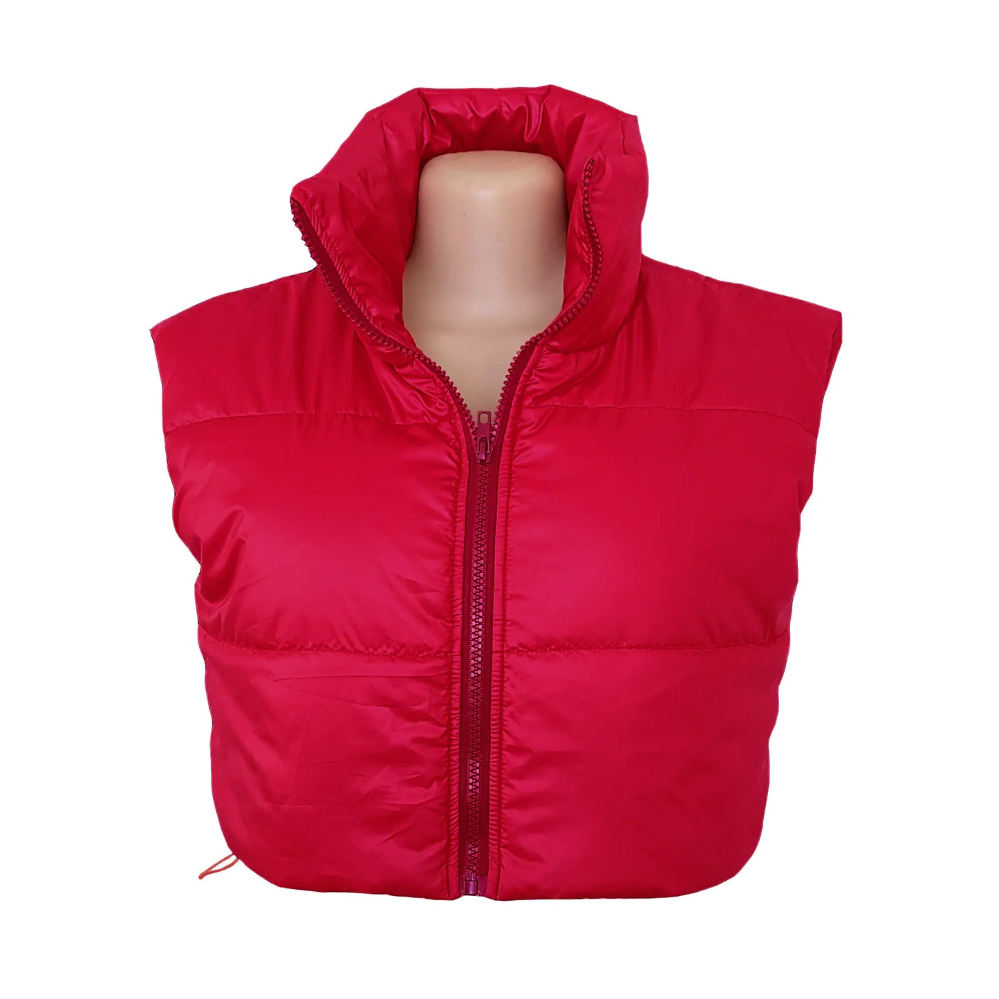Cotton Sleeveless Vest for Women - Winter Top Coat