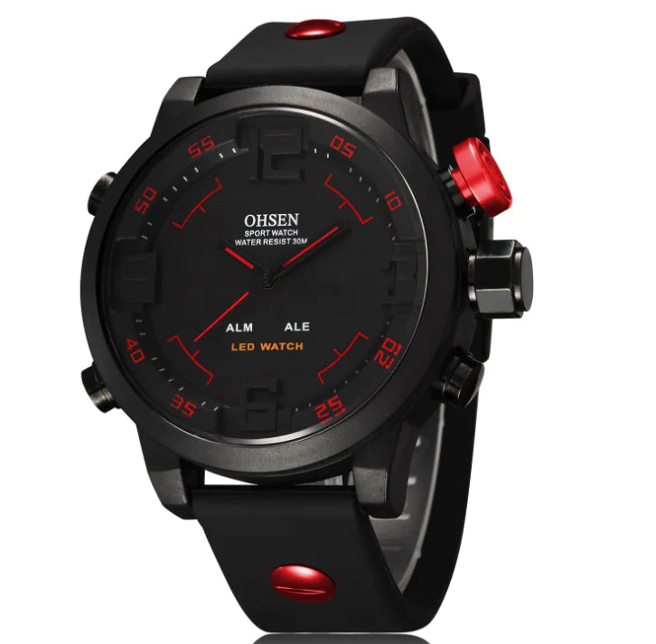 Round Multifunctional Sports Watch