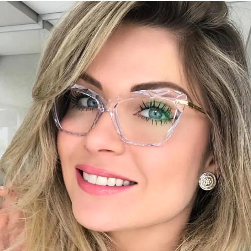 Stylish Crystal Multi-Faceted Glasses for Women LD2500
