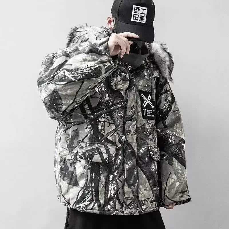 Winter Jackets with Fur Collar for Men/Women