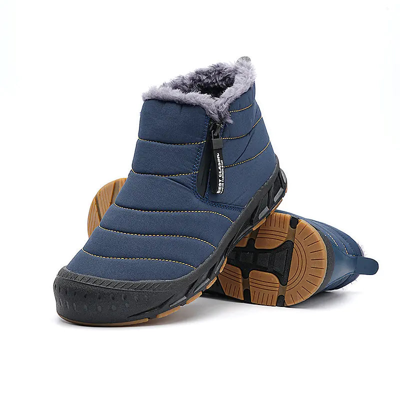 Winter High-Top Cotton Hiking Boots for Men and Women