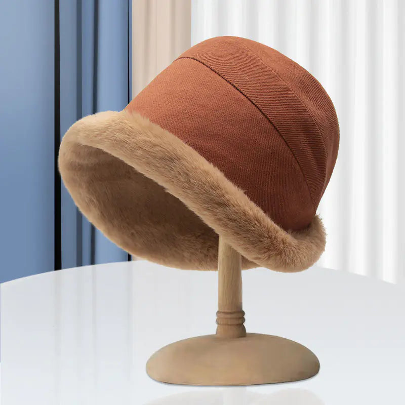 Winter Fashionable Warm Mongolian Fisherman Hat for Women