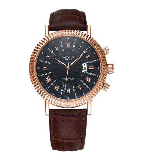 Men's Quartz Calendar Watch