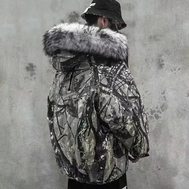 Winter Jackets with Fur Collar for Men/Women