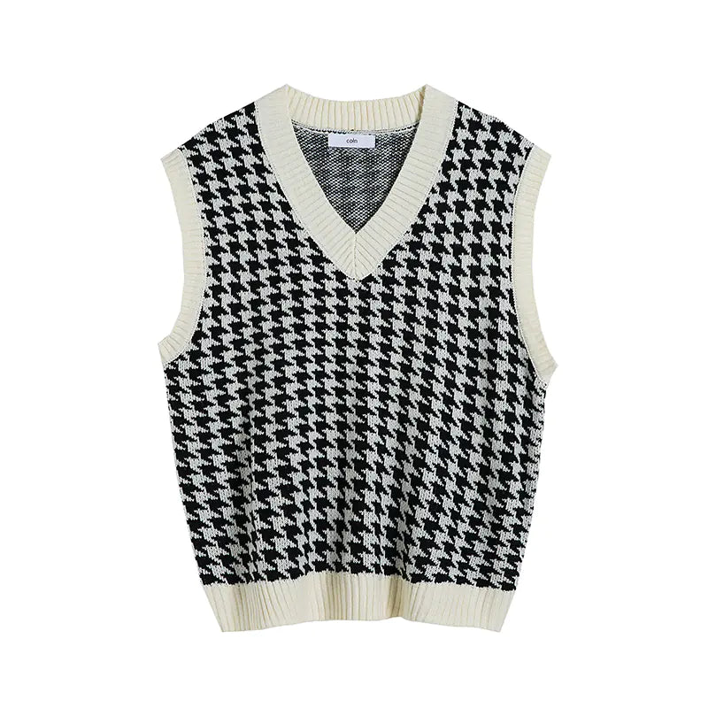 COLN Autumn/Winter Plaid Element Vest
