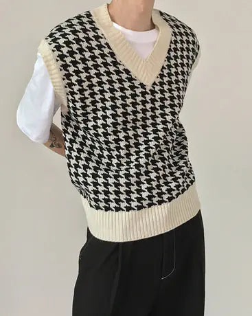 COLN Autumn/Winter Plaid Element Vest