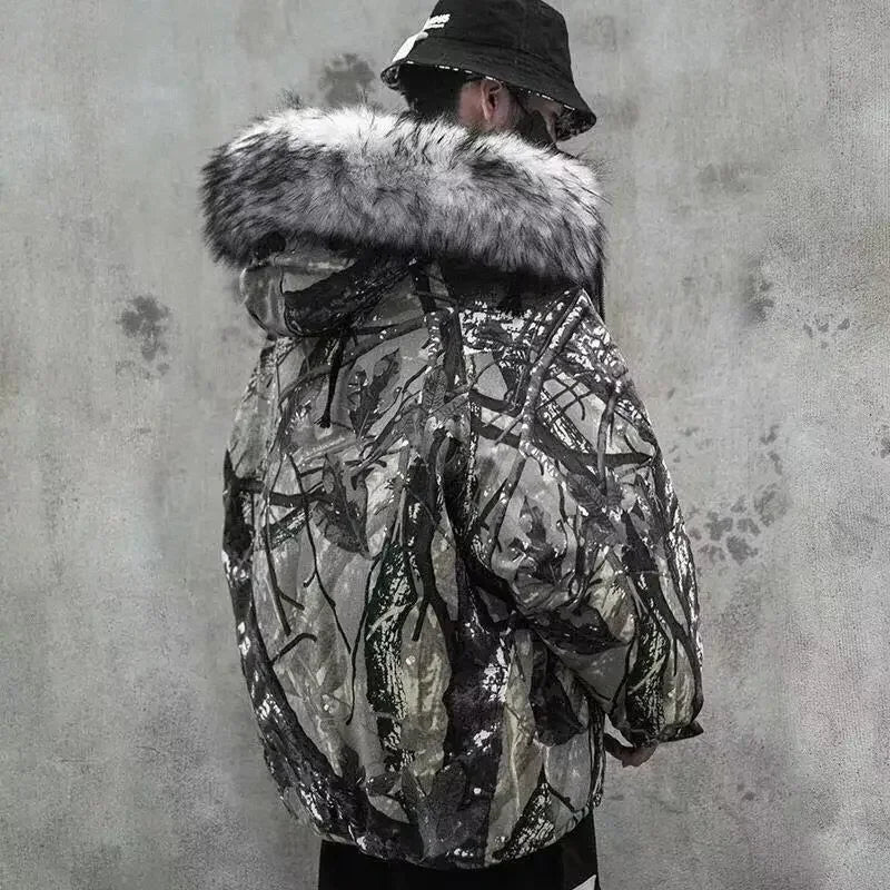 Winter Jackets with Fur Collar for Men/Women
