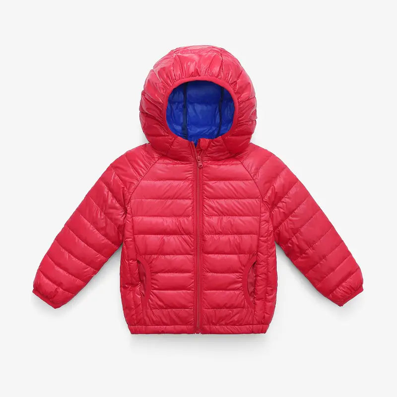 Kids Lightweight Warm Colorblock Down Jacket