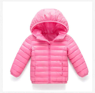 2025 Winter Solid Color Cotton Jacket for Kids