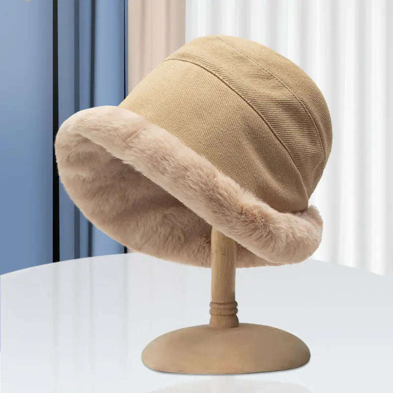 Winter Fashionable Warm Mongolian Fisherman Hat for Women