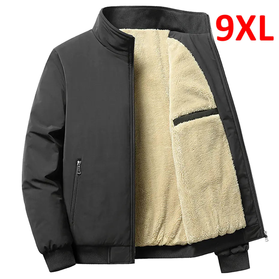 Men's Plush Thickened Oversized Winter Jacket