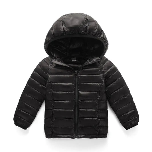 2025 Winter Solid Color Cotton Jacket for Kids
