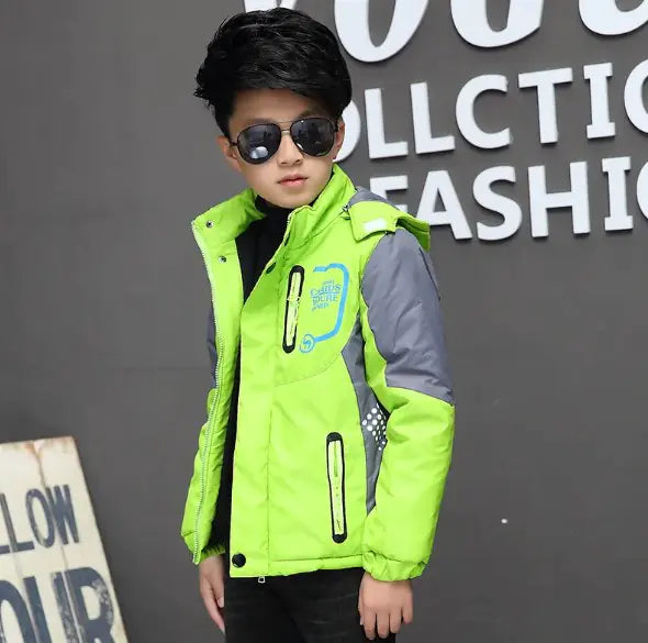 Child's Patchwork Waterproof Jacket