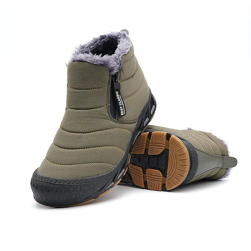 Winter High-Top Cotton Hiking Boots for Men and Women