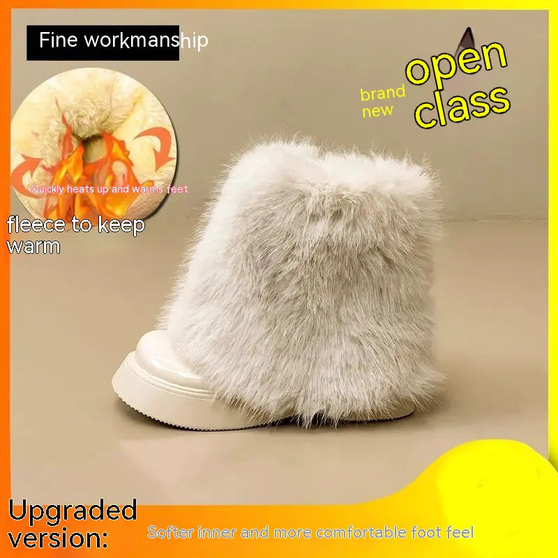 Fleece-lined Thermal Winter Snow Boots for Women