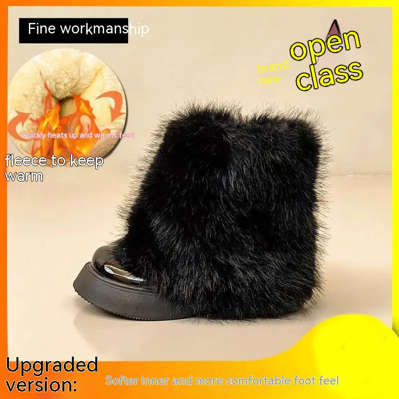 Fleece-lined Thermal Winter Snow Boots for Women