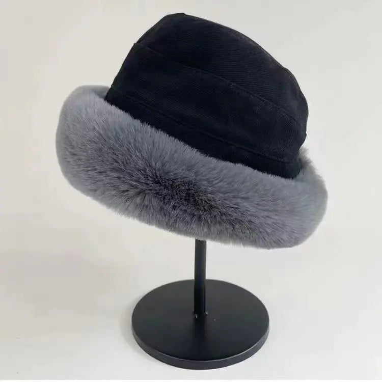 Winter Fashionable Warm Mongolian Fisherman Hat for Women