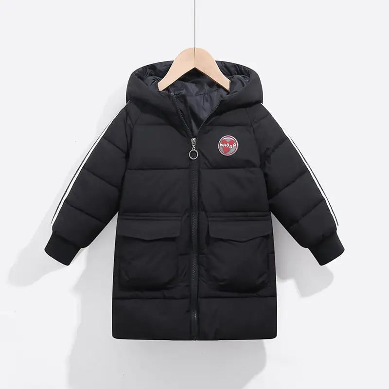Thick Hooded Duck Down Jacket for Kids