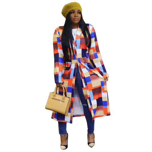 Lapel Windbreaker Jacket for Stylish Outerwear