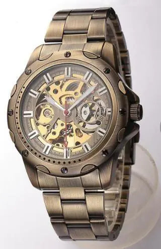 Retro Skeleton Automatic Mechanical Watch