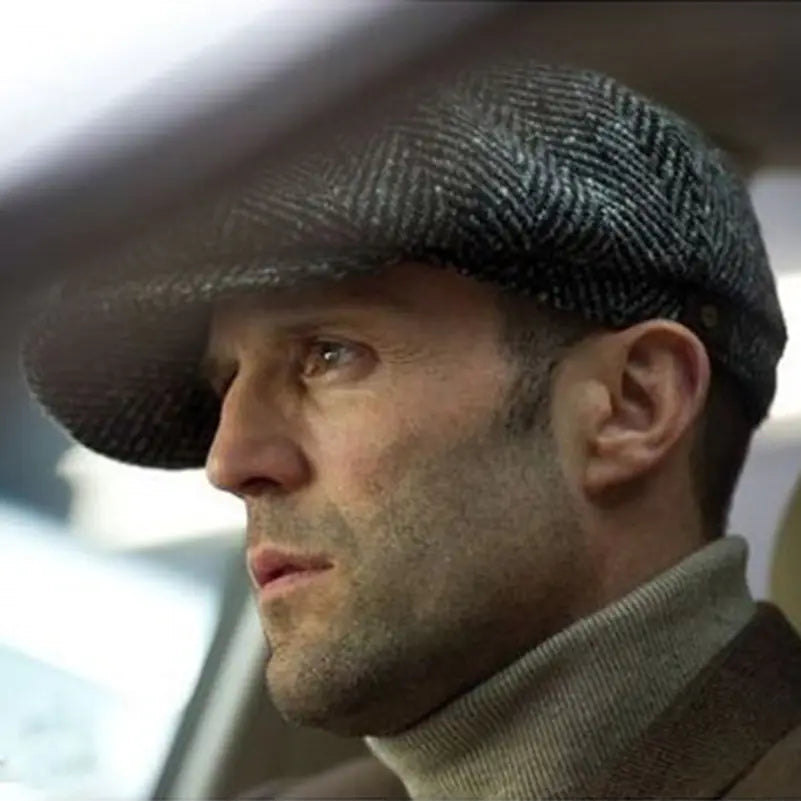 Beret Octagonal Hat for Men and Women, Winter Wool