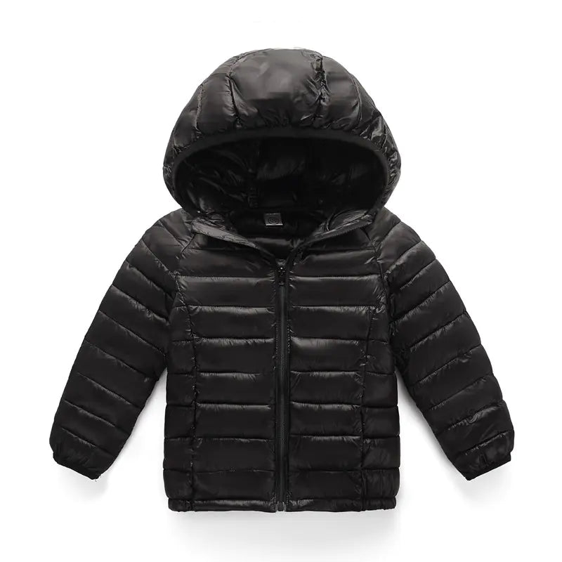 2025 Winter Solid Color Cotton Jacket for Kids