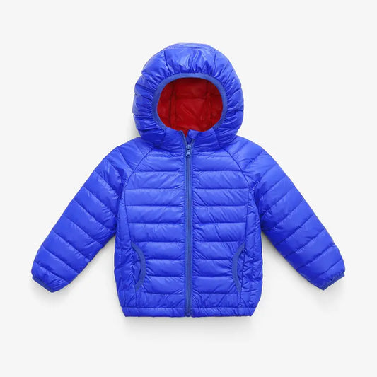 Kids Lightweight Warm Colorblock Down Jacket