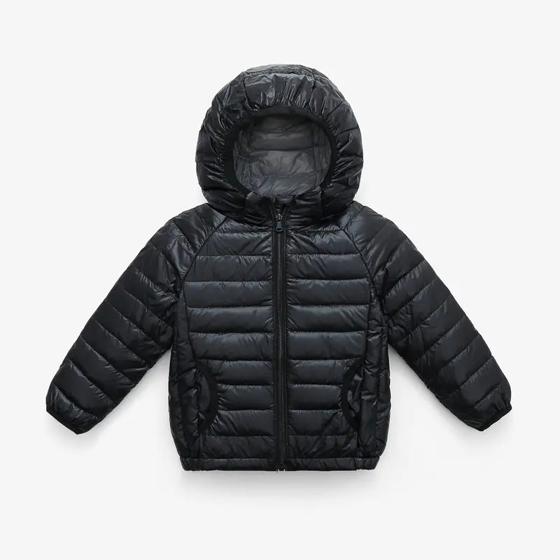 Kids Lightweight Warm Colorblock Down Jacket