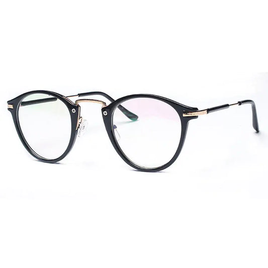 New Vintage Round Frame Glasses for Computer Use