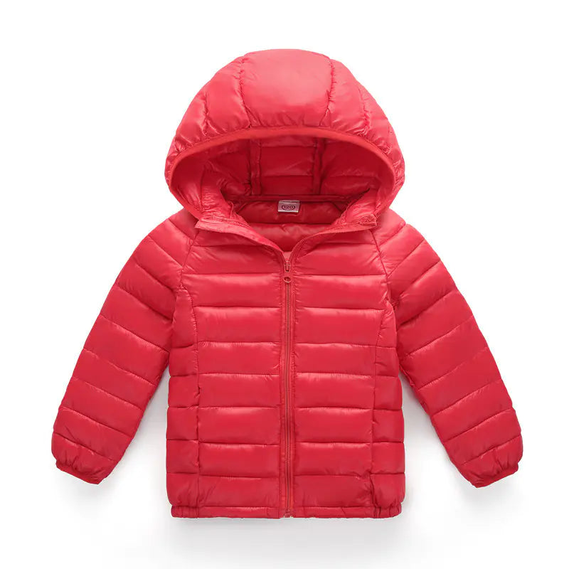 2025 Winter Solid Color Cotton Jacket for Kids