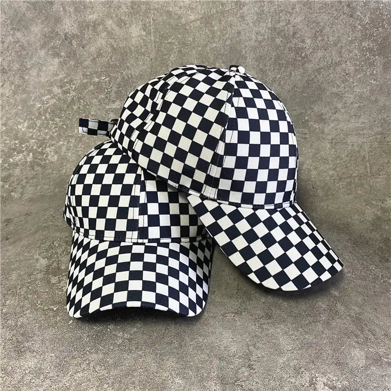 Checkerboard Hat for Men and Women