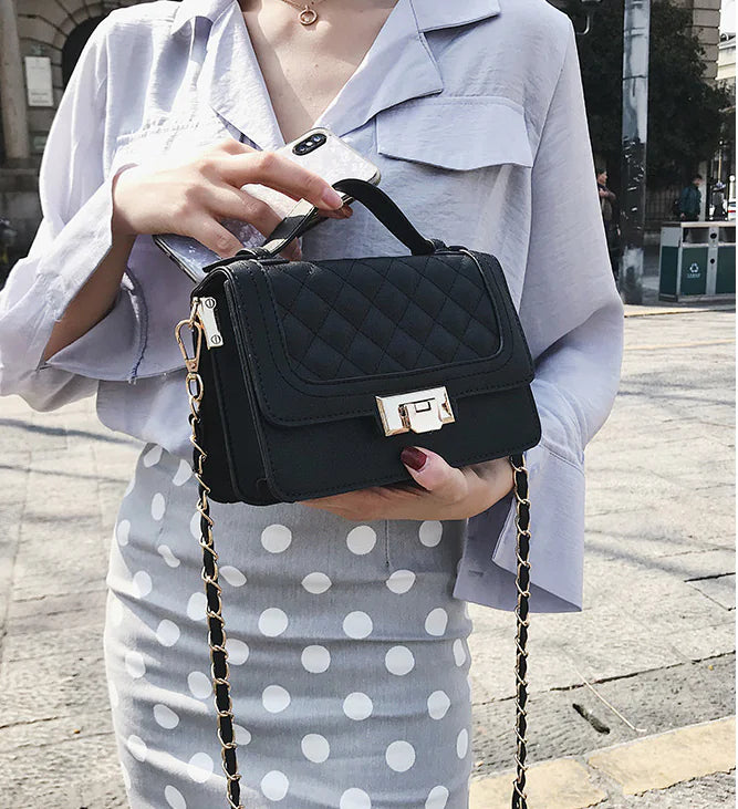 Atmospheric Rhombus Small Square Fashion Bag