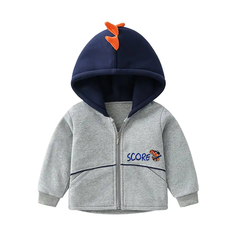 Fashionable Thick Hooded Jacket for Kids