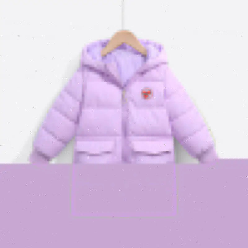 Thick Hooded Duck Down Jacket for Kids