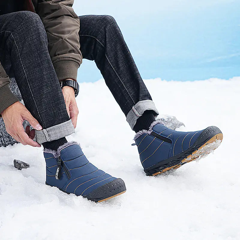 Winter High-Top Cotton Hiking Boots for Men and Women