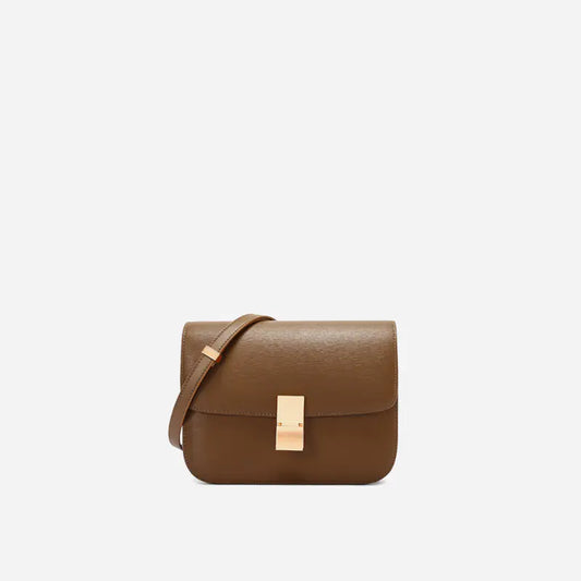 Tofu Bag, Shoulder Crossbody, Genuine Leather Bag