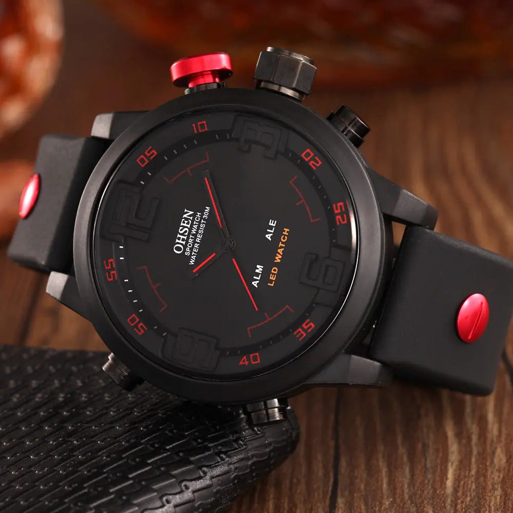 Round Multifunctional Sports Watch