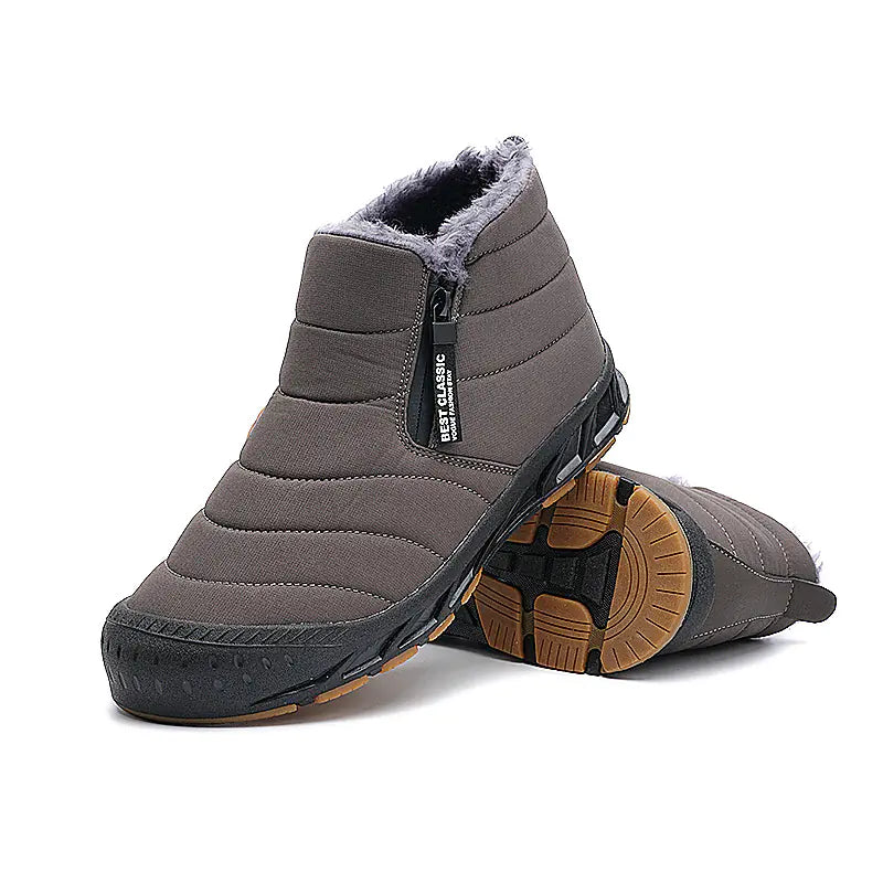 Winter High-Top Cotton Hiking Boots for Men and Women