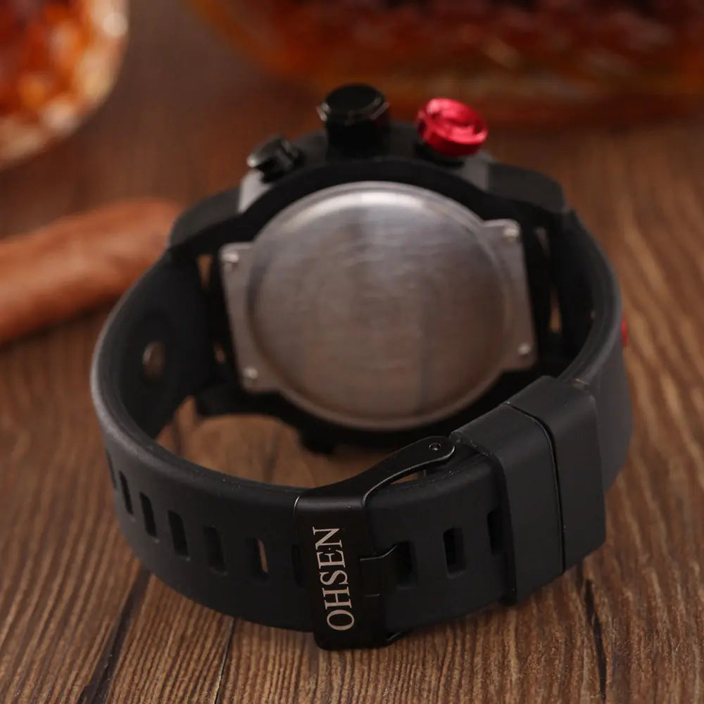 Round Multifunctional Sports Watch