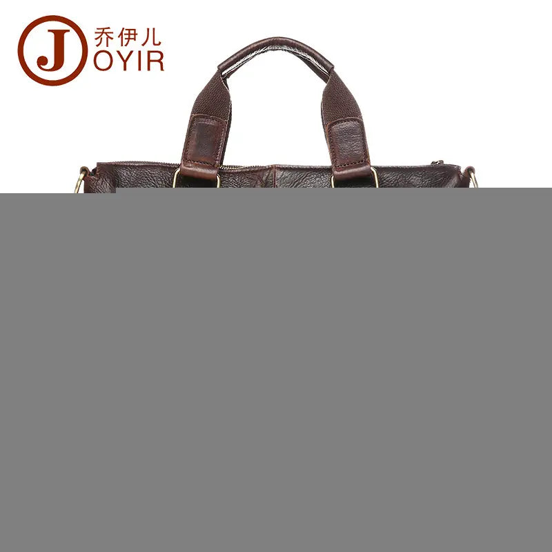 Leather Men's Messenger Bag - Crossbody Shoulder Bag