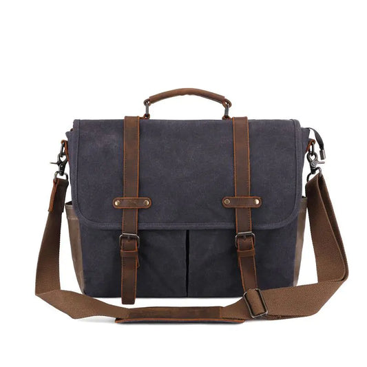 Men's Oil Wax Canvas Fashion Bag