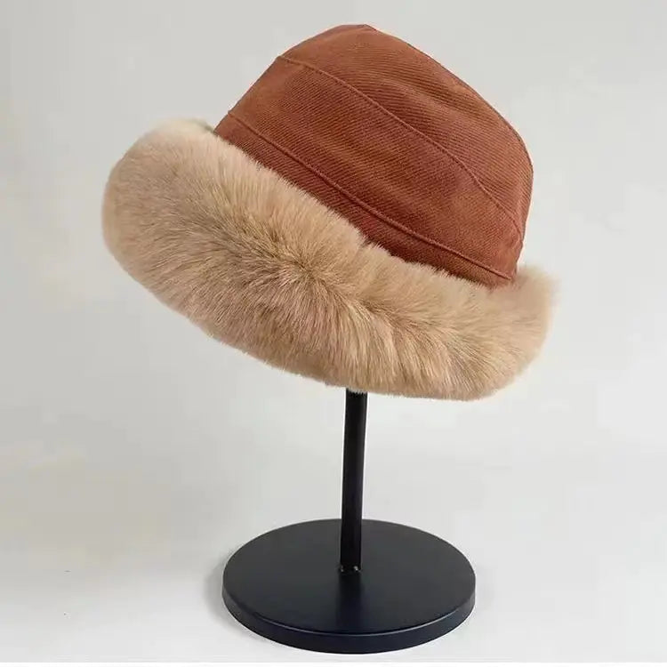 Winter Fashionable Warm Mongolian Fisherman Hat for Women