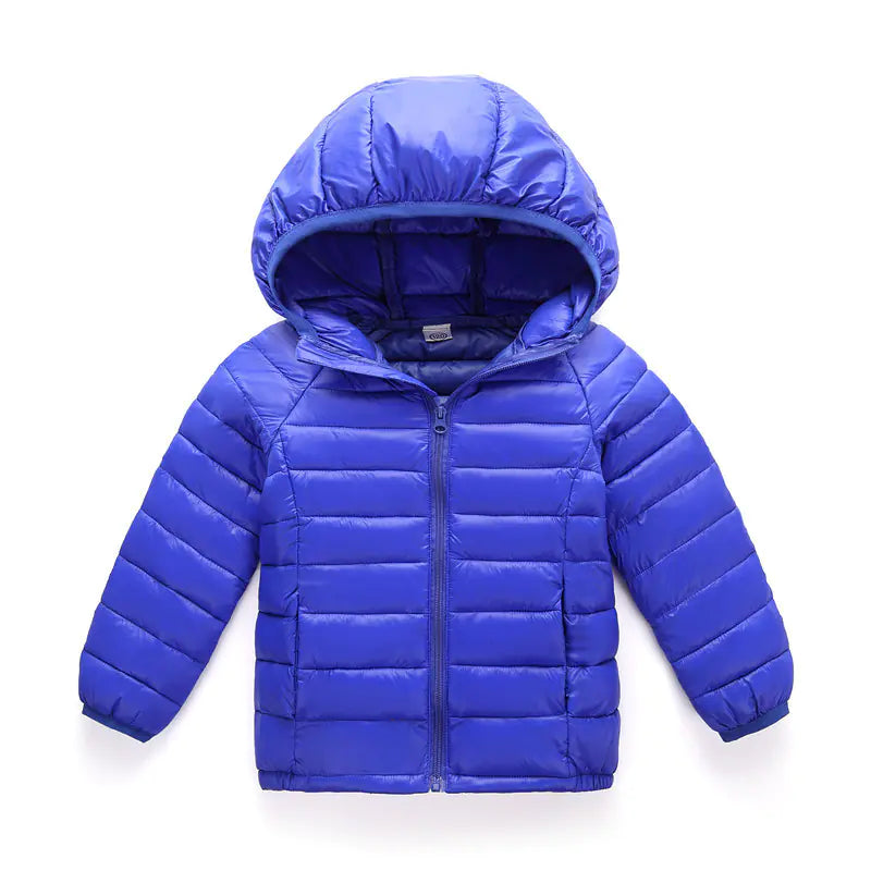 2025 Winter Solid Color Cotton Jacket for Kids